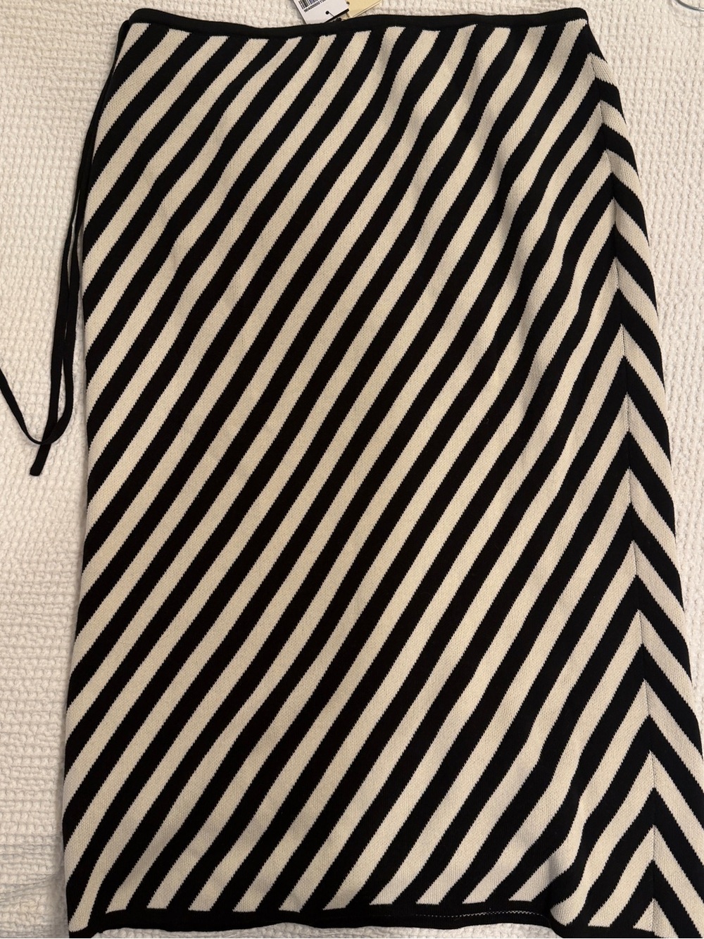 Posse Black and White Striped Midi Skirt - Picture 3 of 7
